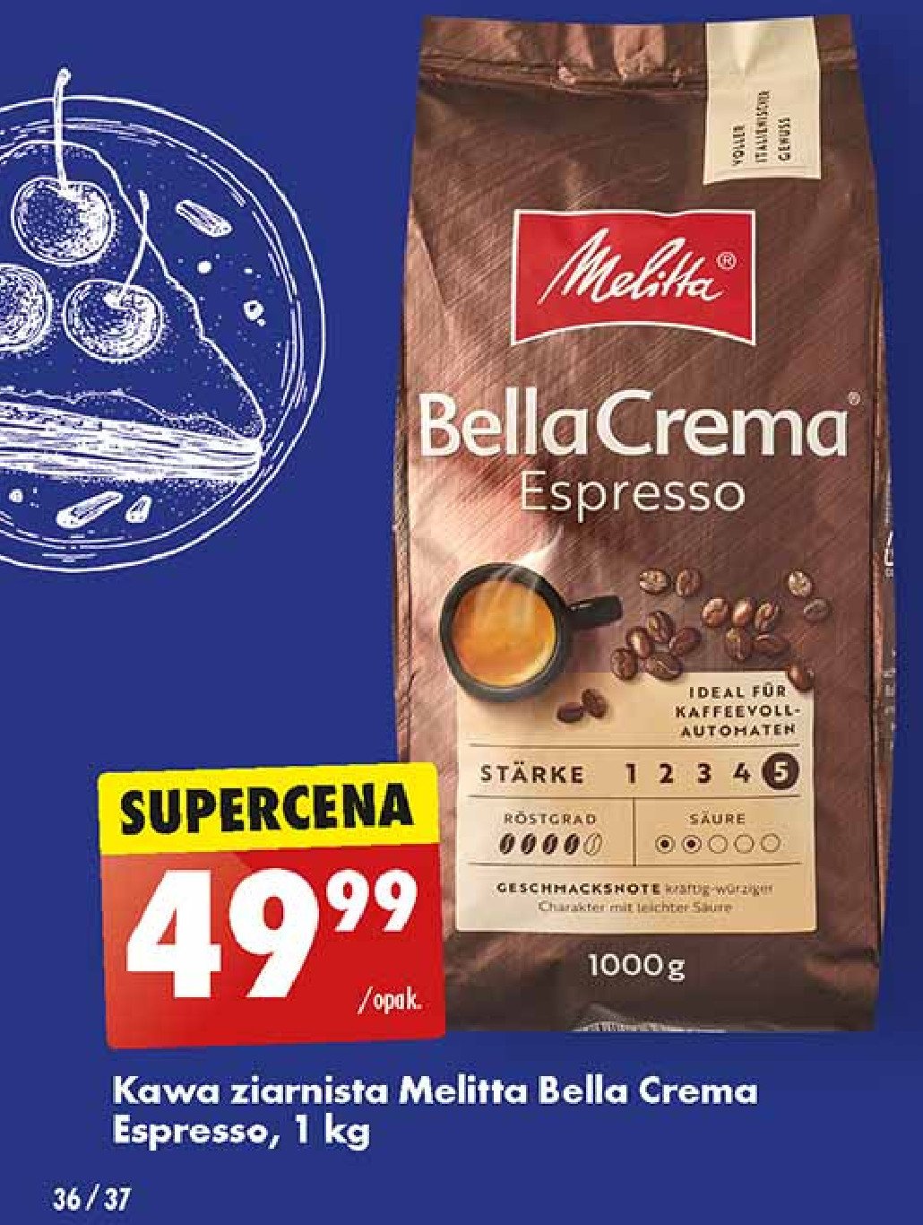 Kawa bella crema espresso Melitta promocja