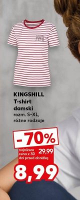 T-shirt damski różne rodzaje promocja w Kaufland