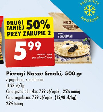 Pierogi z malinami Nasze smaki promocja