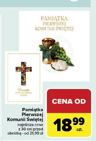 Pami膮tka pierwszej komunii 艣wietej promocja