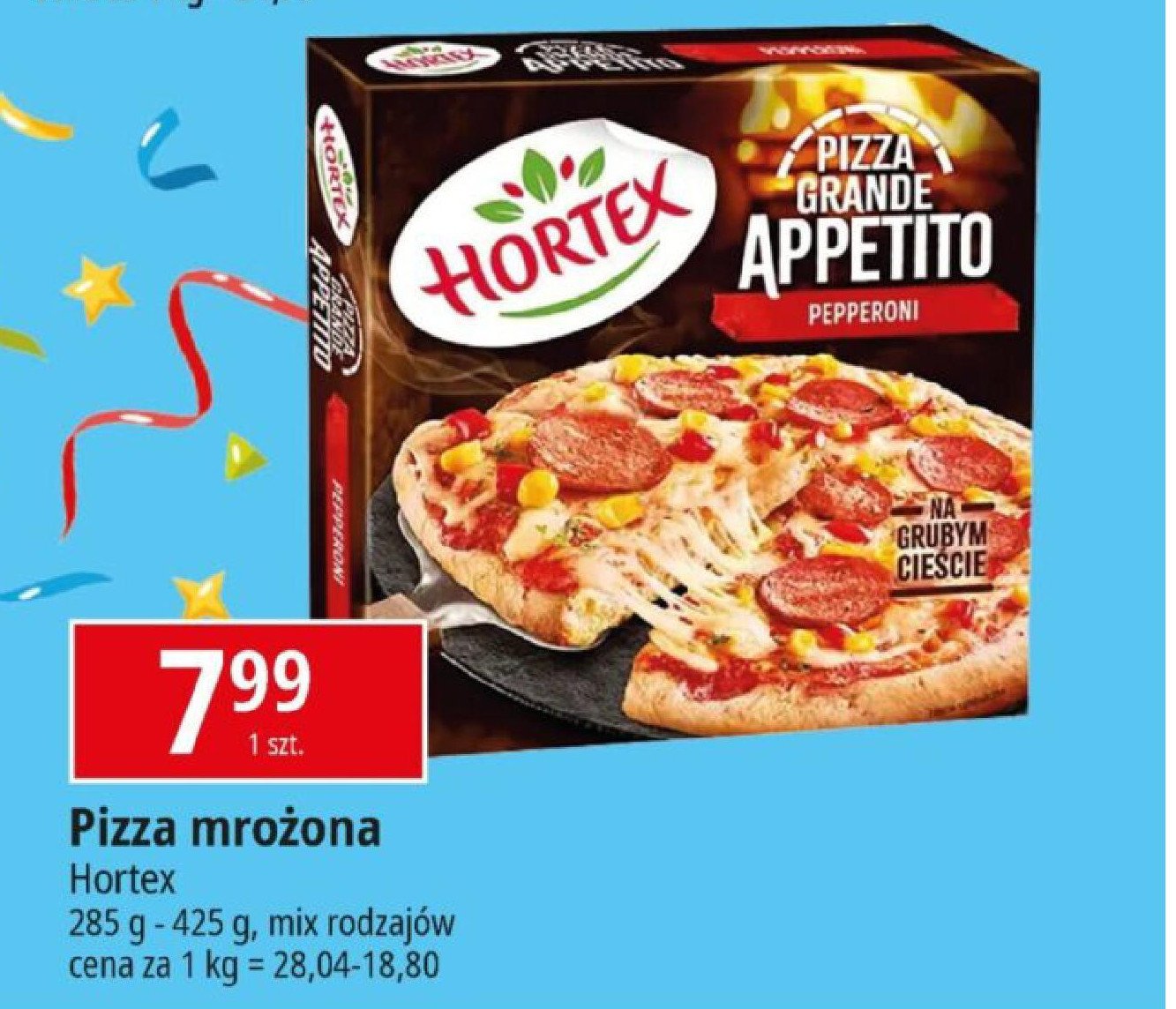 Pizza grande appetito pepperoni Hortex promocja