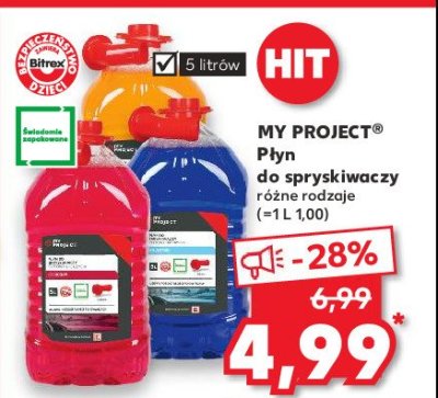 Płyn do spryskiwaczy pomarańczowy K-classic myproject promocja