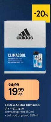 Dezodorant + żel pod prysznic Adidas climacool Adidas cosmetics promocja