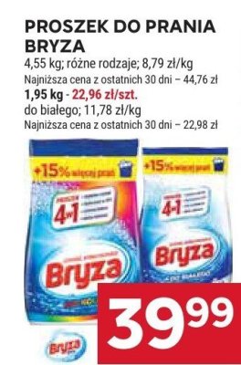 Proszek do prania Bryza promocja w Stokrotka
