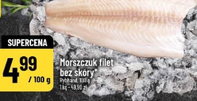 Morszczuk filet bez skóry 100 g promocja w POLOmarket