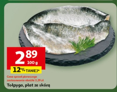 Tołpyga, płat ze skórą promocja w Auchan