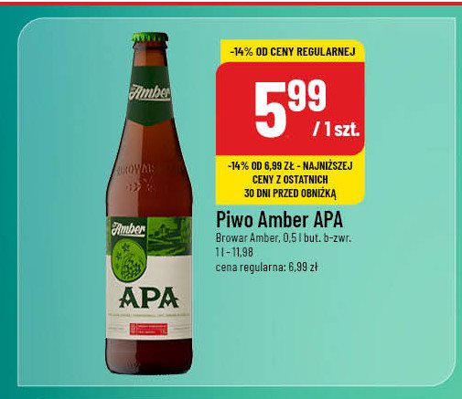 Piwo Amber apa promocja