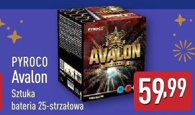Fajerwerki PYROCO Avalon promocja w Aldi