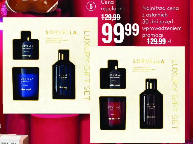 Zestaw w pudełku luxury blue angel dyfuzor+ spray + świeca Sorvella promocja w Super-Pharm