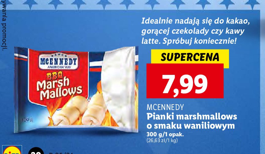 Pianki marshmallows Mcennedy promocja
