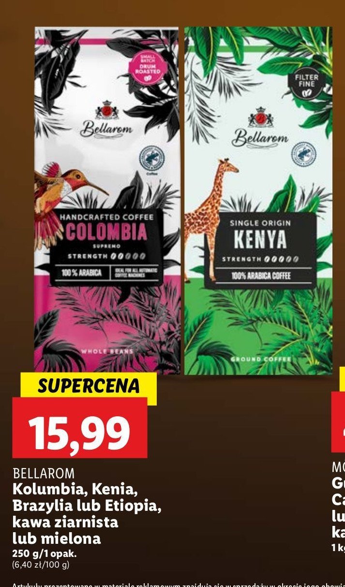 Kawa BELLAROM BARISTA COLOMBIA promocja