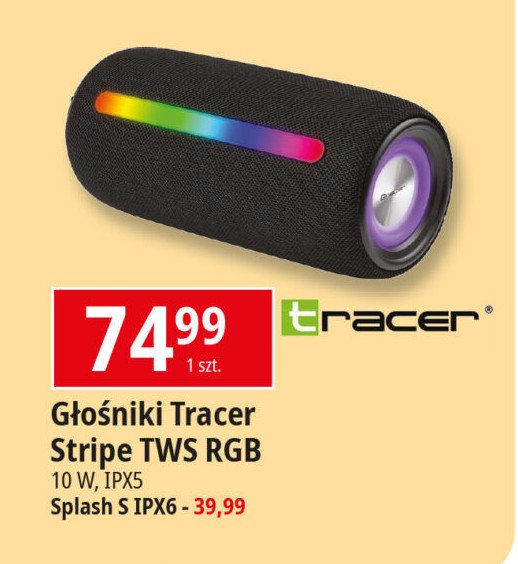 Głośnik stripe tws Tracer promocja