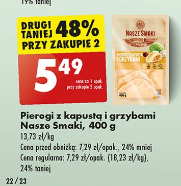 Pierogi z kapustą i grzybami Nasze smaki promocja