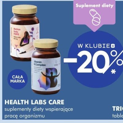 Health Labs Care suplementy diety wspierające pracę organizmu promocja w Super-Pharm