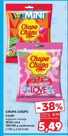 Lizaki mini z witamin膮 c Chupa chups mini promocja