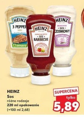 Sos 3 pepper Heinz promocja