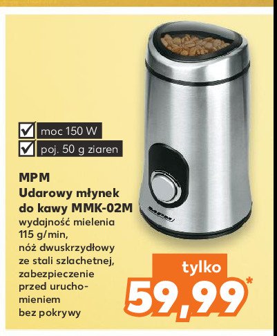 Młynek do kawy mmk02 Mpm product promocja