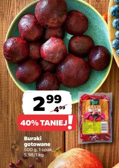 Buraki gotowane promocja