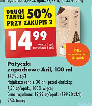 Pachn膮ce patyczki sahara sand Aril exclusive promocja