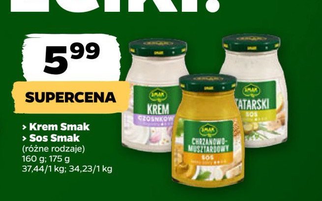 Krem czosnkowy Smak promocja w Netto