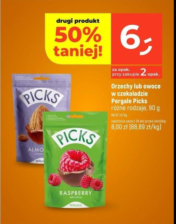 Migdały w karmelu Picks promocja