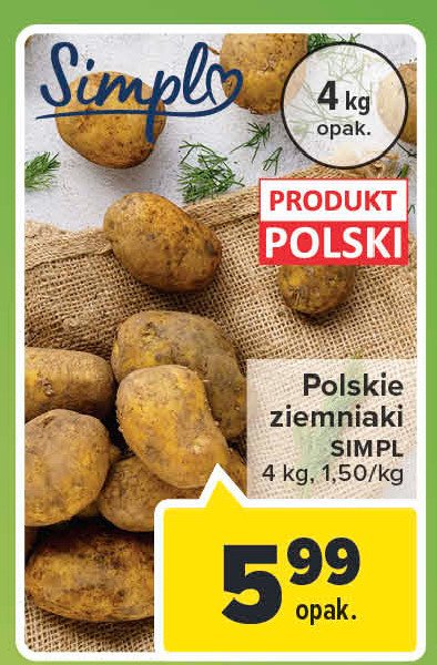 Ziemniaki Simply promocja