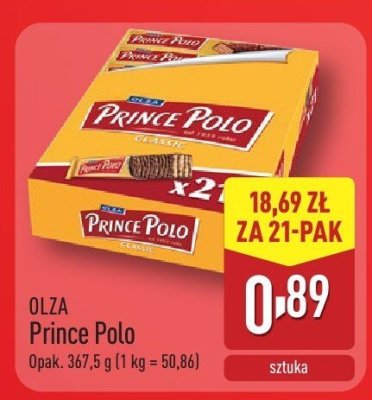 Prince Polo OLZA promocja w Aldi