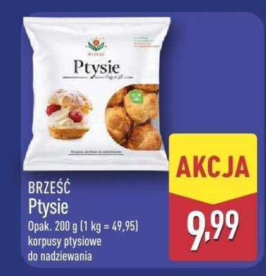 Ptysie korpusy ptysie do nadziewania promocja w Aldi