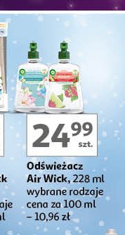 Odświeżacz powietrza grapefruit i kwiat pomarańczy zapas Air wick active fresh promocja