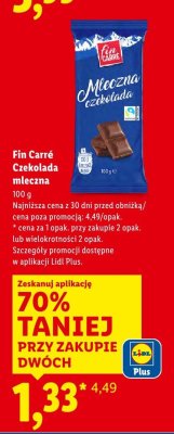 Czekolada mleczna z całymi orzechami laskowymi Choceur promocja w Lidl