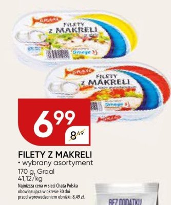 Filety z makreli w oleju promocja w Chata Polska