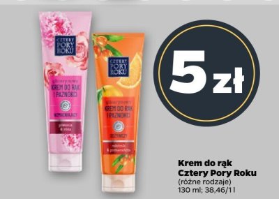 Krem do rąk, różne rodzaje promocja w Netto