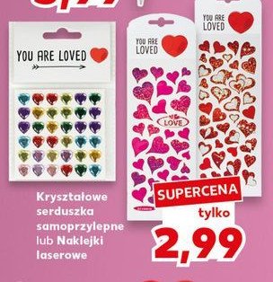 Naklejki serduszka kryształowe promocja