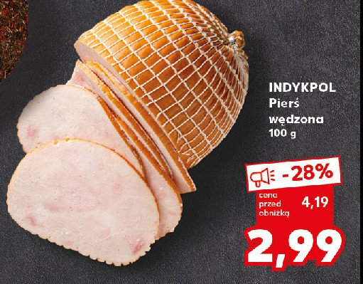 Pierś z kurczaka wędzona Indykpol promocja