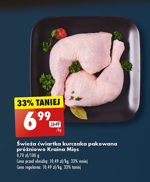 Ćwiartka tylna z kurczaka Kraina mięs promocja