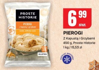 Pierogi z kapustą i grzybami Proste Historie promocja w Chorten