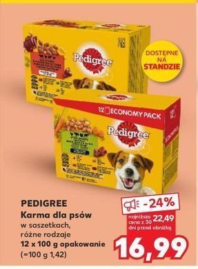 Karma dla psa wo艂owina Pedigree promocja