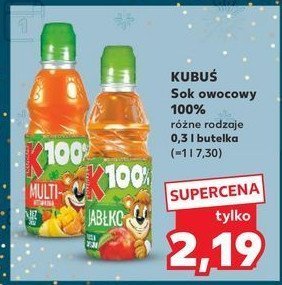 Sok multiwitamina Kubuś 100% sok promocja