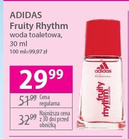 Woda toaletowa Adidas fruity rhythm Adidas cosmetics promocja