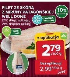 Filet ze skórą z miruny patagońskiej Well Done promocja w Stokrotka