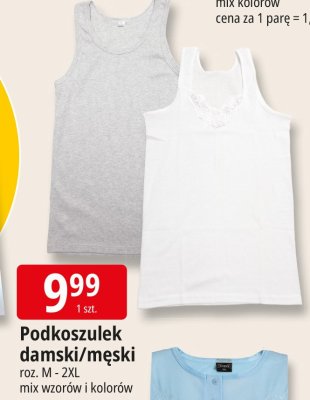 Podkoszulek damski/męski promocja w Leclerc
