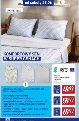 Komplet pościeli z bawełną 140 x 220 cm + 70 x 80 cm Novitesse promocja