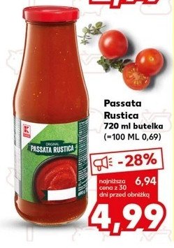 Passata rustica K-classic promocja