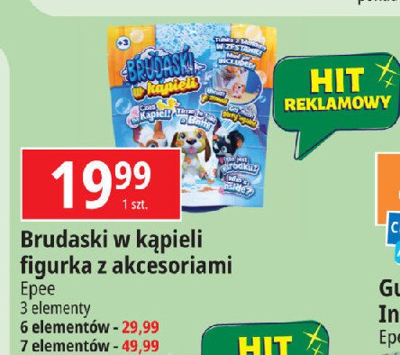 Figurka z akcesoriami brudaski w kąpieli Epee promocja w Leclerc