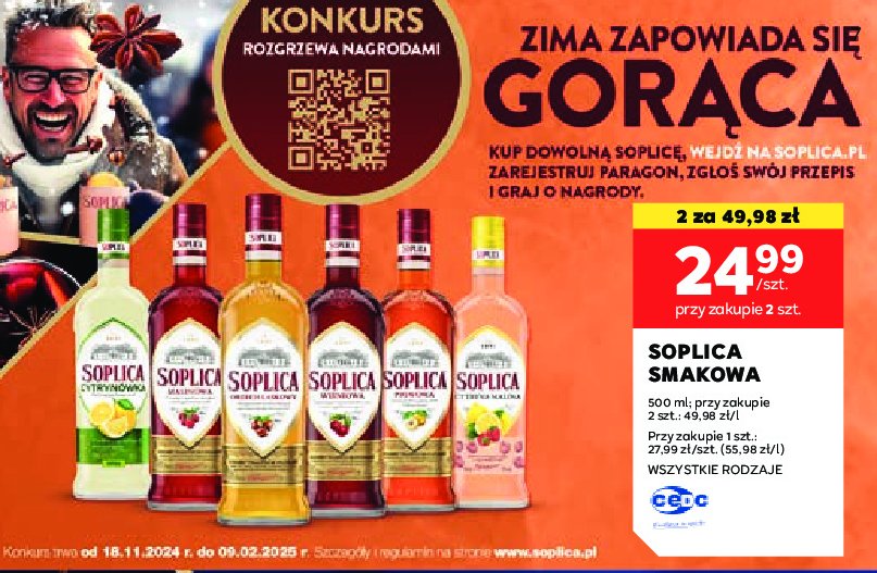 Wódka Soplica pigwowa promocja w Stokrotka