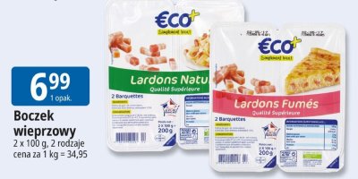 Boczek wieprzowy Eco+ promocja w Leclerc