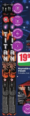 Rzymskie ognie Titan PXO211 promocja w Dino