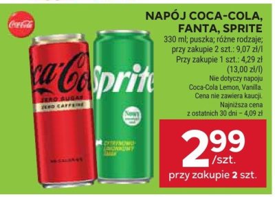 Napój promocja w Stokrotka