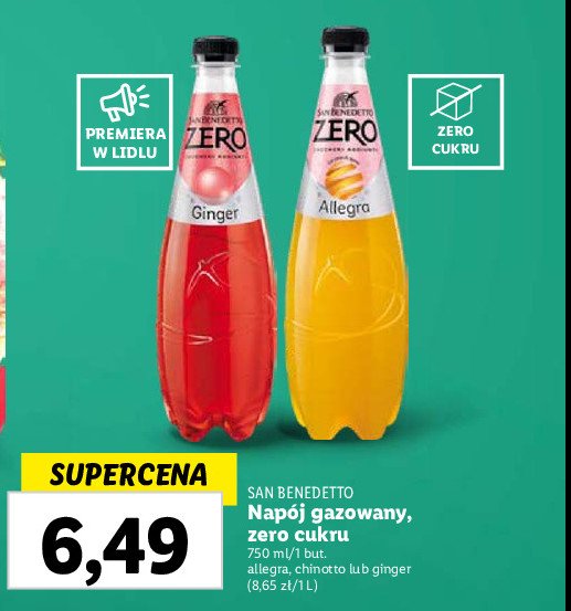 Nap贸j chinotto zero San benedetto promocja