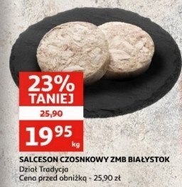 Salceson czosnkowy Zmb bia艂ystok promocja w LEWIATAN